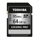 Toshiba Exceria Pro N401 SDXC Class 10 UHS-I U3 64GB