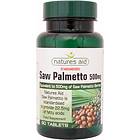 Natures Aid Saw Palmetto 500mg 90 Tablets