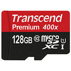 Transcend Premium microSDXC Class 10 UHS-I U1 400x 128GB