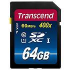 Transcend Premium SDXC Class 10 UHS-I U1 400x 64Go