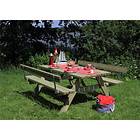 PLUS dk Picnic 179x177cm (med 2st ryggstøtte)