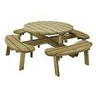 PLUS dk Picnic Runt 237x237cm (utan rygstöd)