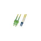 MicroConnect Singlemode 9/125 LC/UPC - SC/APC 10m