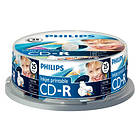 Philips CD-R 700MB 52x 25-pack Spindel Inkjet