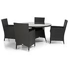 Comfort Garden Grupp Thor Ø140cm (incl. 4 Armchairs)