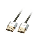 Lindy Slim Cromo HDMI - HDMI High Speed with Ethernet 0.3m