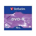 Verbatim DVD+R 4.7GB 16x 10-pack Slim Case