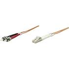Intellinet Multimode OM1 62.5/125 LC - ST LSZH 1m