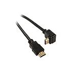 InLine Gold HDMI - HDMI Haute vitesse avec Ethernet (angled) 0,5m