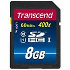 Transcend Premium SDHC Class 10 UHS-I U1 400x 8GB