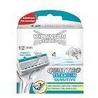 Wilkinson Sword Quattro Titanium Sensitive 12-pack