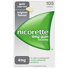 Nicorette Original 4mg Gum 105pcs