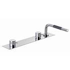 Vola BK3-20 Bathtub Mixer (Børstet Chrome)