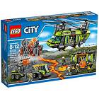 LEGO City 60125 L'hélicoptère de transport du volcan
