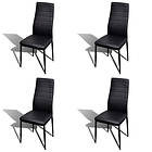 vidaXL Slimmad Chair (4-pack)