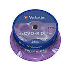 Verbatim DVD+R DL 8,5Go 8x Pack de 25 Spindle