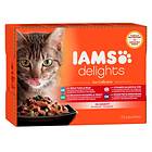 Iams Cat Delights Land & Sea Collection Gravy 12x0,085kg