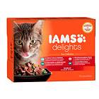 Iams Cat Delights Land & Sea Collection Jelly 12x0.085kg