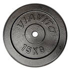 Viavito Cast Iron Standard Weight Plate 15kg