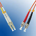 MicroConnect Multimode OM3 50/125 LC - ST 1m
