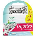 Wilkinson Sword Quattro Sensitive For Women 4-pack