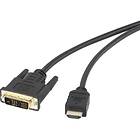 Renkforce HDMI - DVI-D Single Link 1,8m