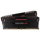 Corsair Vengeance Red LED DDR4 3000MHz 2x16GB (CMU32GX4M2C3000C15R)