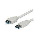 Nilox Prolunga USB A - USB A M-F 3.0 1,8m