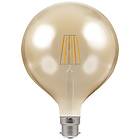 Crompton LED Antique-Bronze G125 Filament 638lm 2200K B22 7.5W (Dimmable)