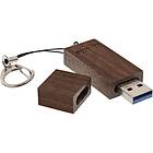 InLine USB 3.0 Woodline Walnuss 16GB