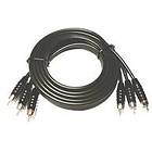 MicroConnect Component Gold 3RCA - 3RCA 3m