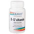 Solaray Vitamin B-12 med Folsyra 90 Tabletter