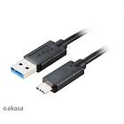 Akasa USB A - USB C 3.1 1m