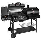 Char Griller Duo Gas and Charcoal Barbecue with Side Burner