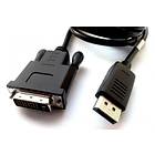 Unitek DVI-D Single Link - DisplayPort 10m