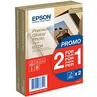Epson Premium Glossy Photo Paper 255g 10x15cm 2x40st