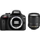 Nikon D3400 + 18-105/3.5-5.6 VR