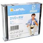 Xlyne DVD+RW 4,7GB 4x 5-pack Slimcase