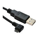 MicroConnect USB A - USB Micro-B (angled) 2.0 1,8m