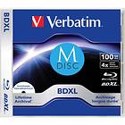 Verbatim M-Disc BD-R XL 100Go 4x Pack de 1 Boîtier slim