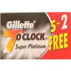 Gillette 7 O'Clock Super Platinum Double Edge Single Blade
