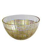 Nybro Crystal Facett Skål Ø135x70mm