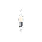 Philips LED Candle Bent-Tip 470lm 2700K E14 5W (Kan dimmes)