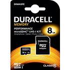 Duracell Performance MicroSDHC Class 10 UHS-I U1 95Mo/s 8Go