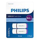 Philips USB Snow 2x 64GB