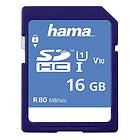 Hama SDHC Class 10 UHS-I U1 80MB/s 16GB