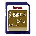 Hama SDXC Class 10 UHS-I U1 80MB/s 64GB