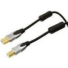 HQ Super Silver USB A - USB B 2.0 1,8m