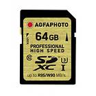 AgfaPhoto High Speed Professional SDXC Class 10 UHS-I U3 95/90MB/s 64GB