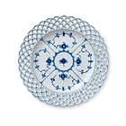 Royal Copenhagen Blue Fluted Full Lace Open-Work Border Tallerken Ø25cm